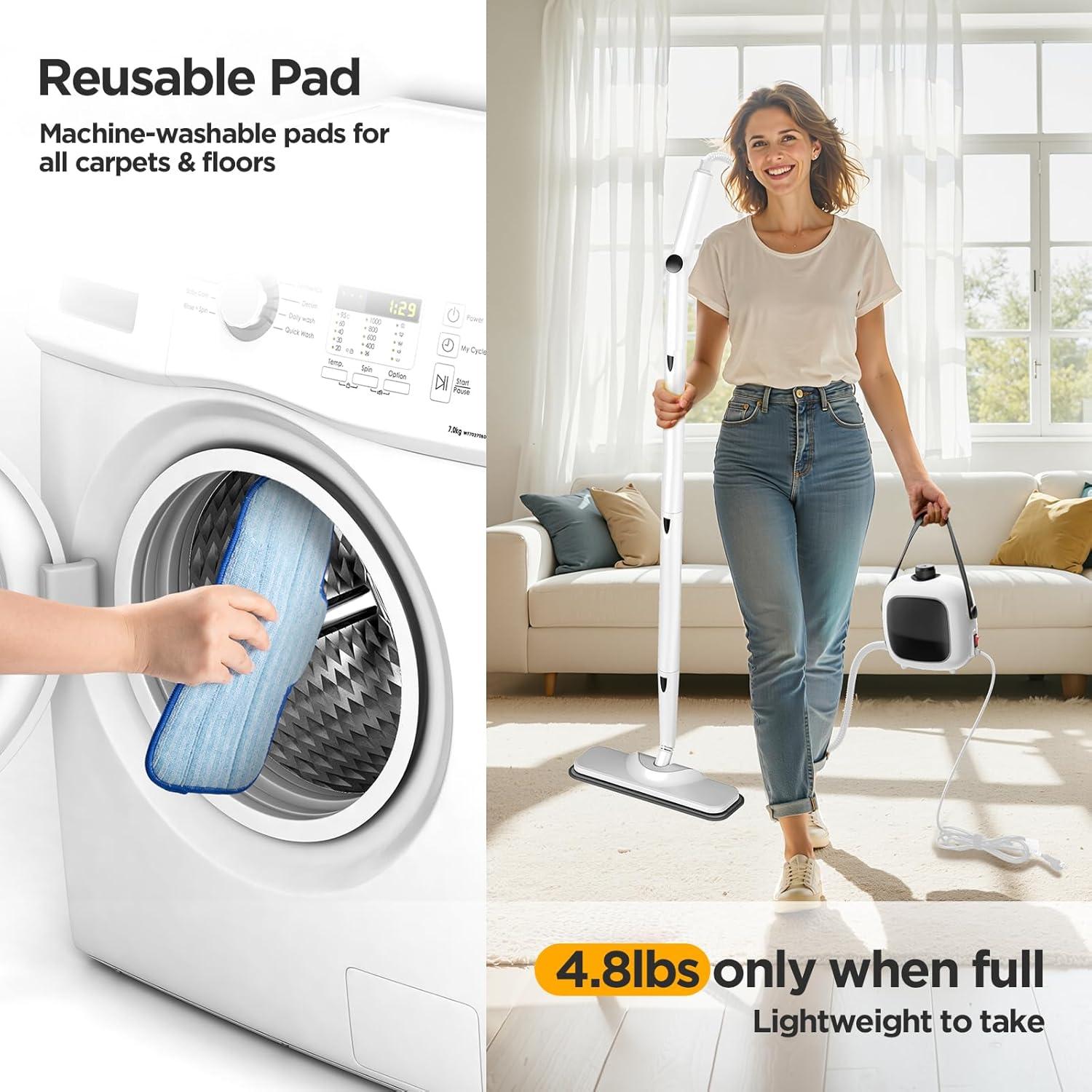 Limpiador a Vapor M Mistsince NV281A 1500W 800ml 21 Piezas