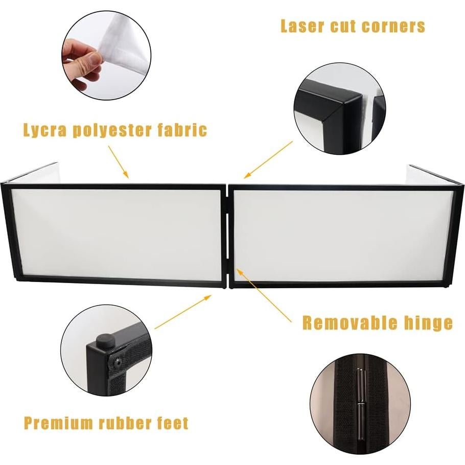 Cabina DJ Portátil Sardoxx SD-002 con Paneles Plegables