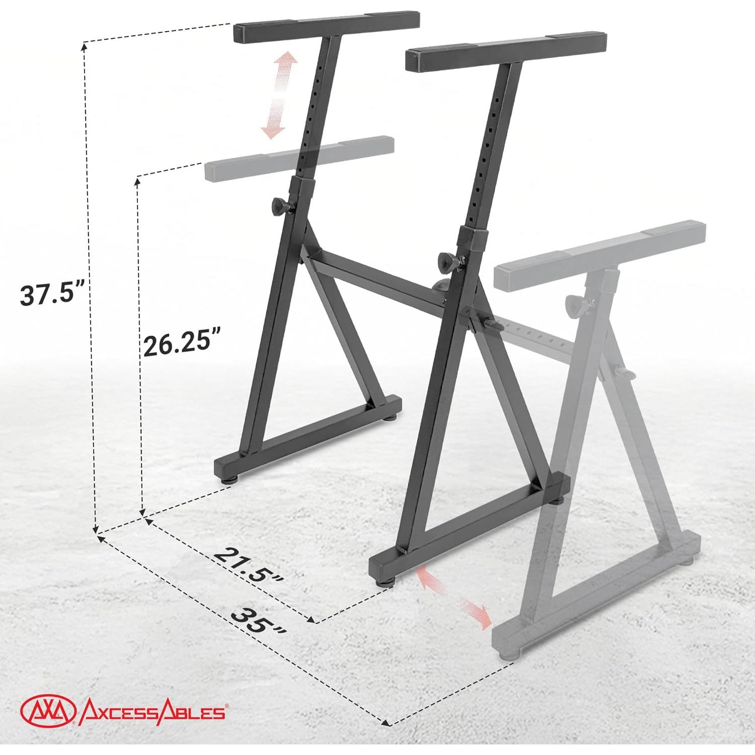 Soporte de Mesa DJ AxcessAbles KBS-FTT - Ajustable 49.3x91.4cm