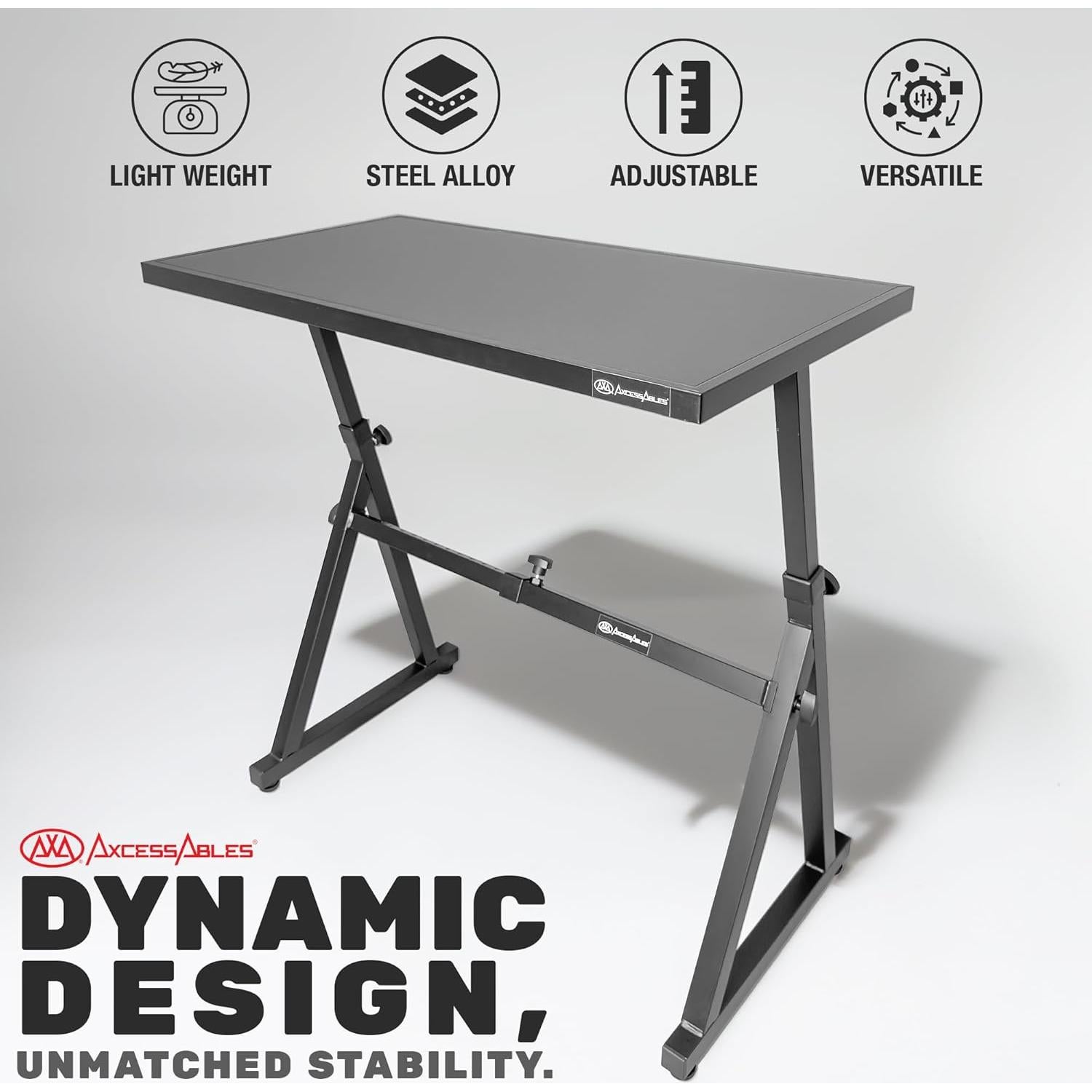 Soporte de Mesa DJ AxcessAbles KBS-FTT - Ajustable 49.3x91.4cm