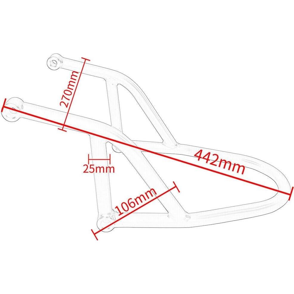 Respaldo Sissy Bar Pasajero Honda Rebel CMX 300 500 2017-2023