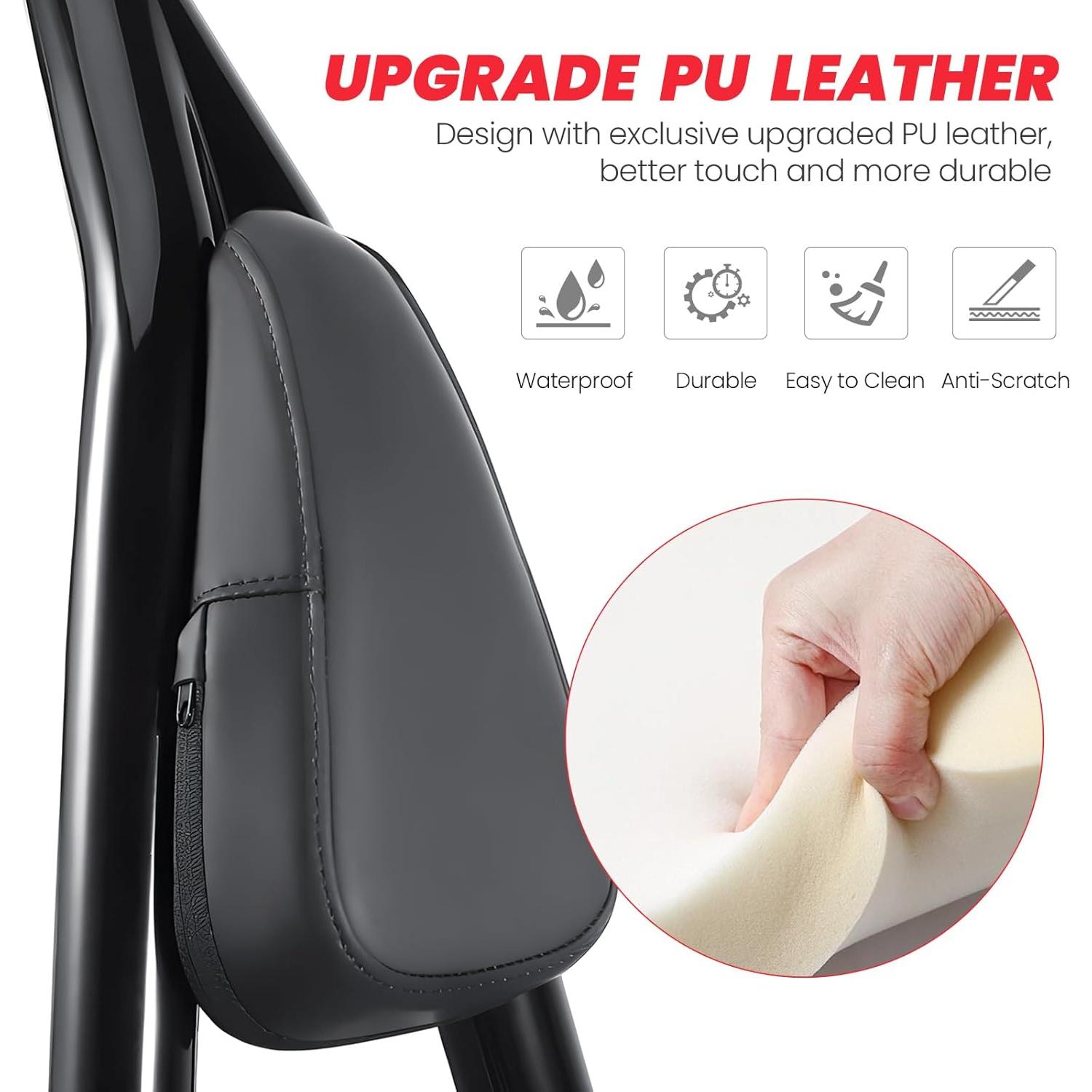 Respaldo Sissy Bar Negro Brillante 66 cm para Harley Fat Bob