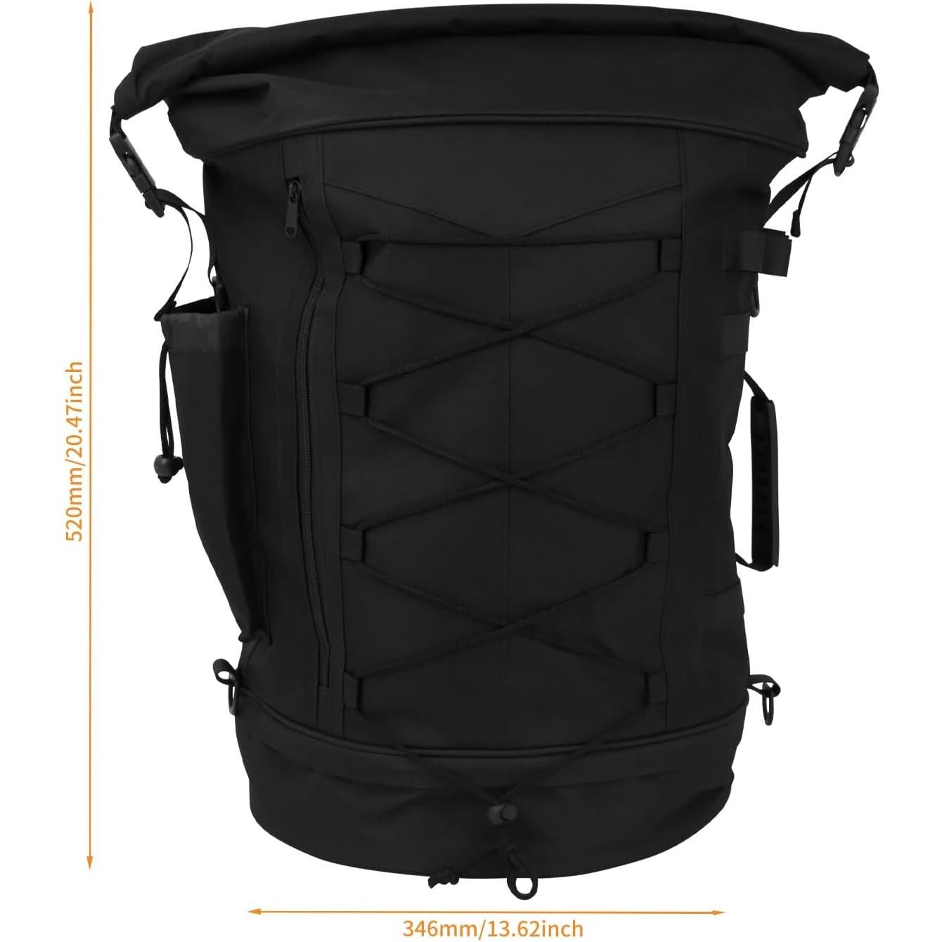 Bolsa de Viaje Sissy Bar HCmotorku 50L-80L Impermeable