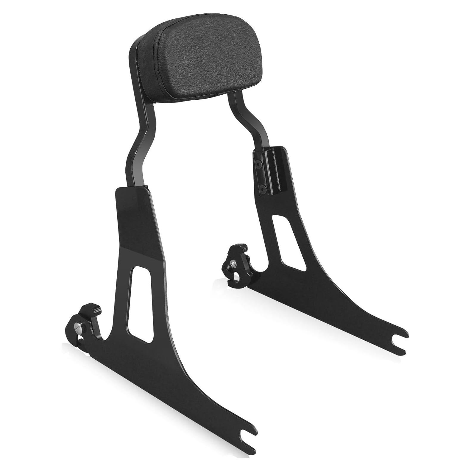 Respaldo Sissy Bar Desmontable Harvards Chrome Negro 06-17 Dyna