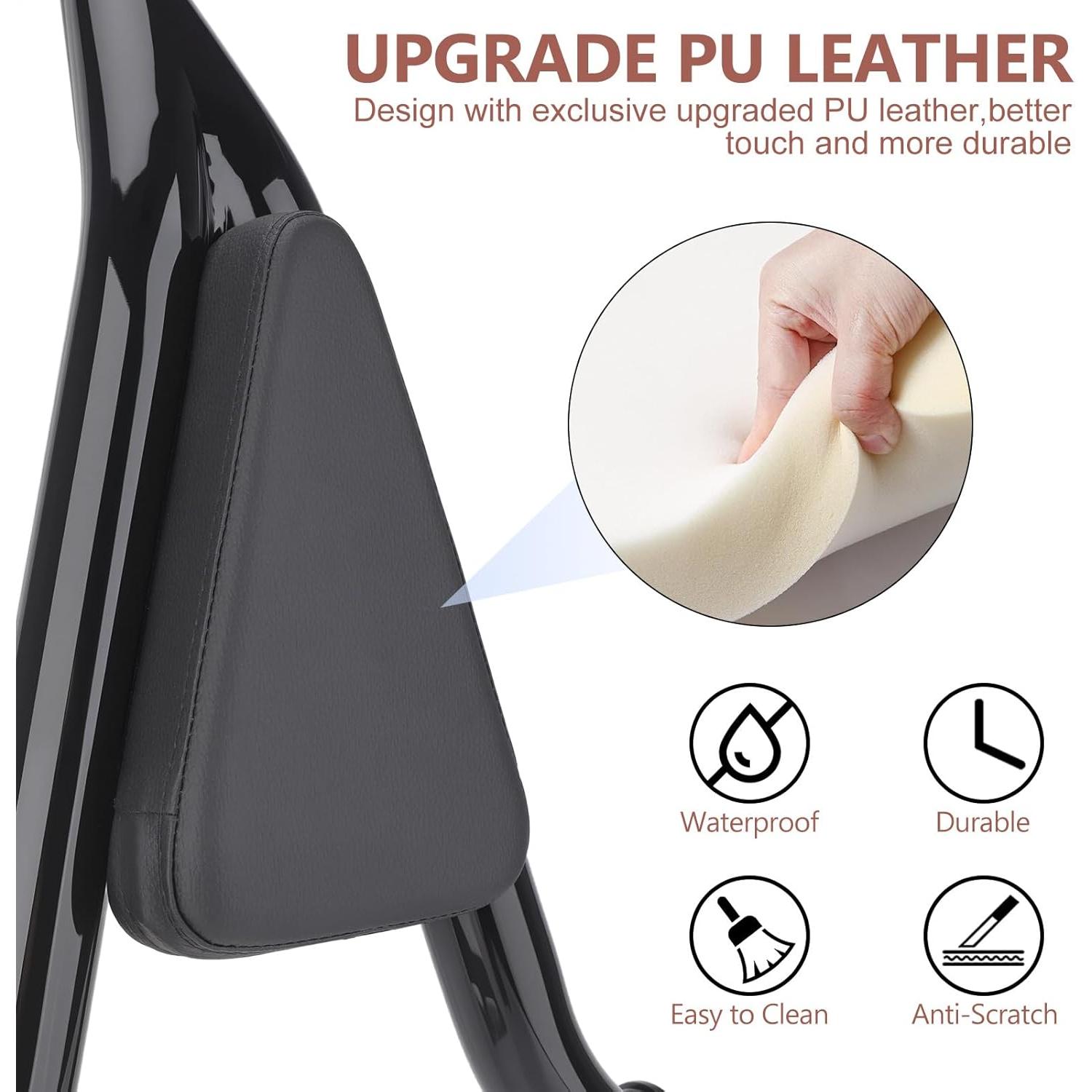 Barra Sissy Negra FIASRAC 60 cm con Respaldo Desmontable para Kawasaki Vulcan 650