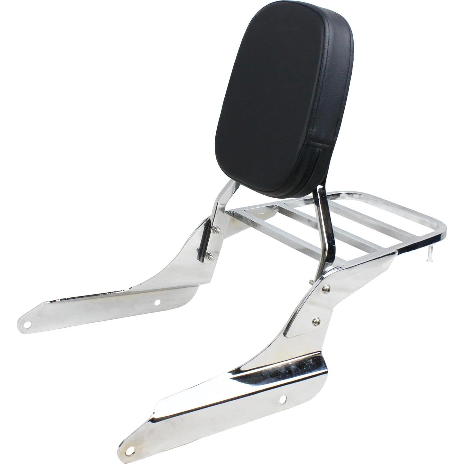 Respaldo Sissy Bar YHMOTO con Soporte de Equipaje para Honda Shadow VT600 VLX600 1999-2008