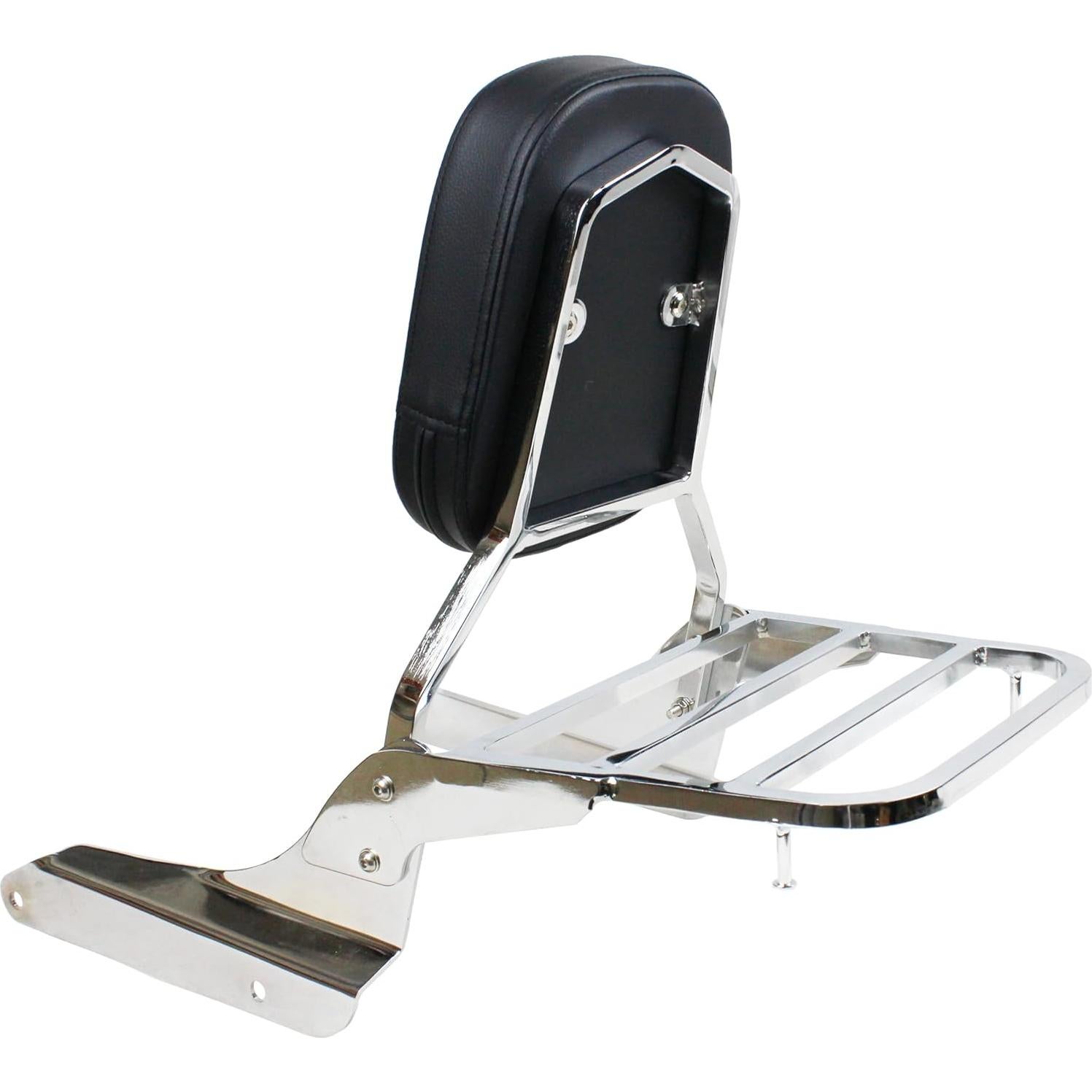 Respaldo Sissy Bar YHMOTO con Soporte de Equipaje para Honda Shadow VT600 VLX600 1999-2008