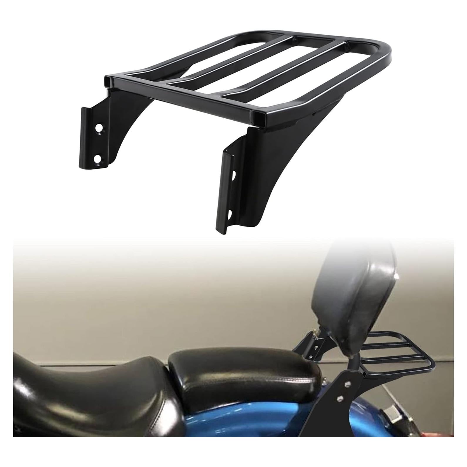 Sissy Bar Desmontable TCT-MOTORPARTS para Harley 2006+ Negro