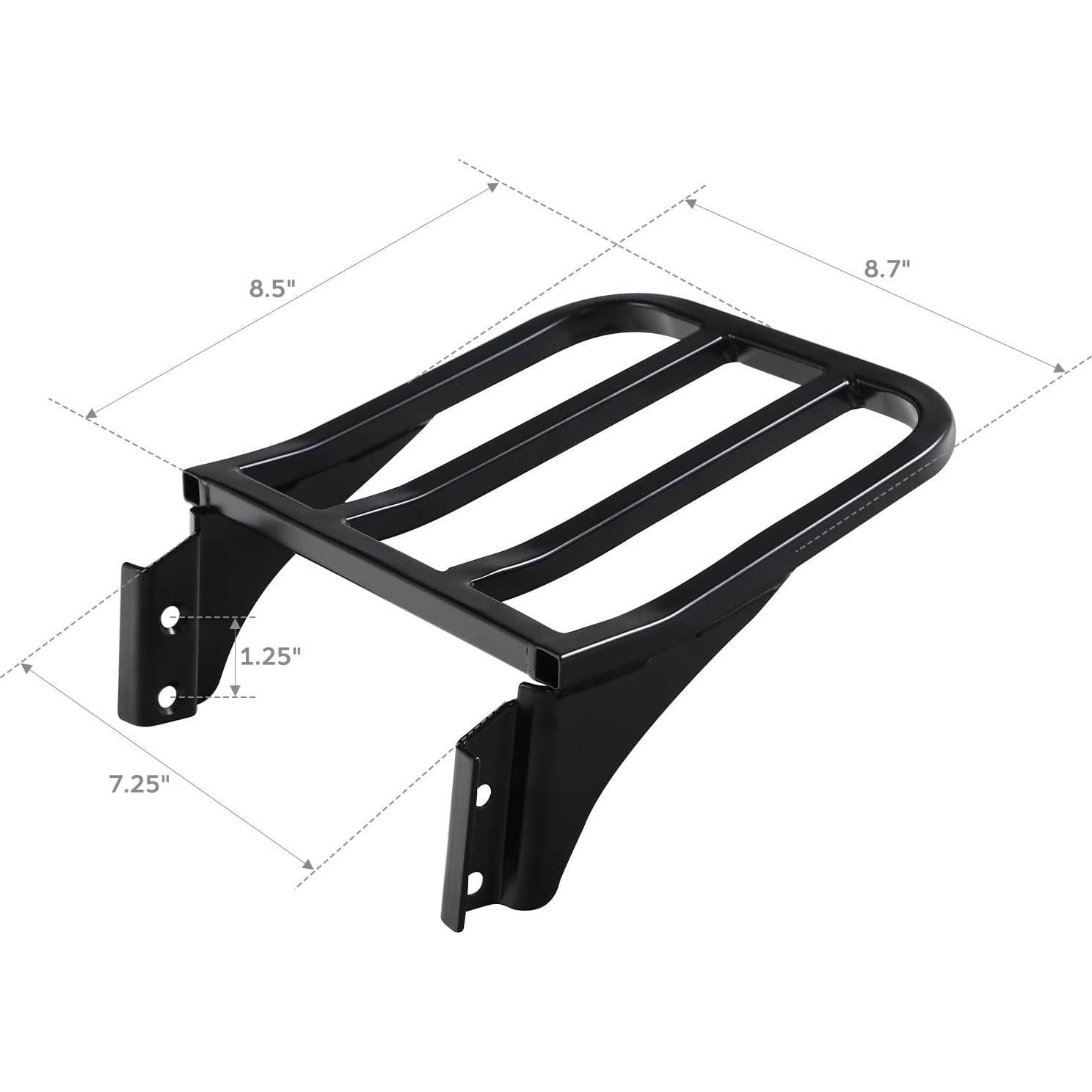 Sissy Bar Desmontable TCT-MOTORPARTS para Harley 2006+ Negro