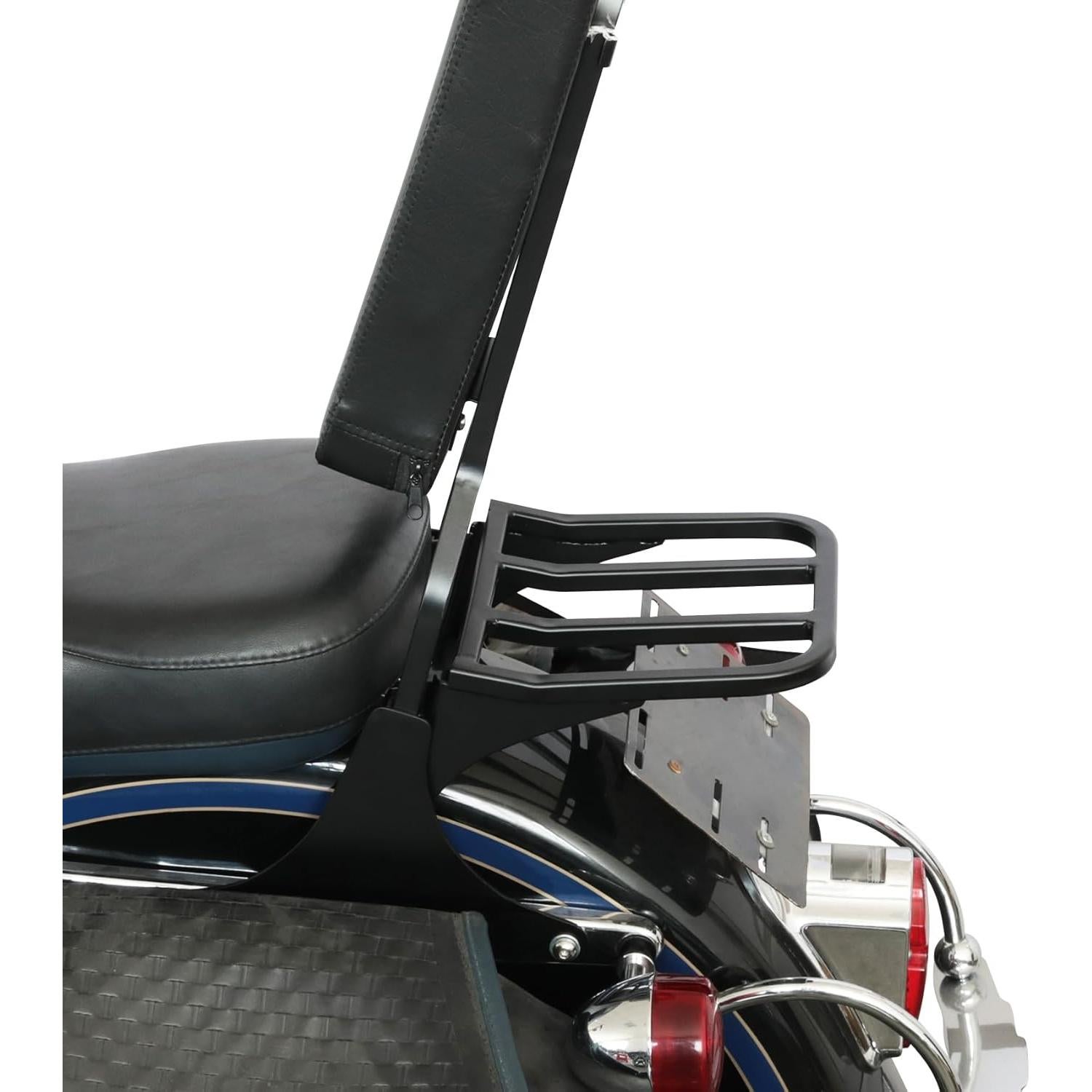 Sissy Bar Desmontable TCT-MOTORPARTS para Harley 2006+ Negro