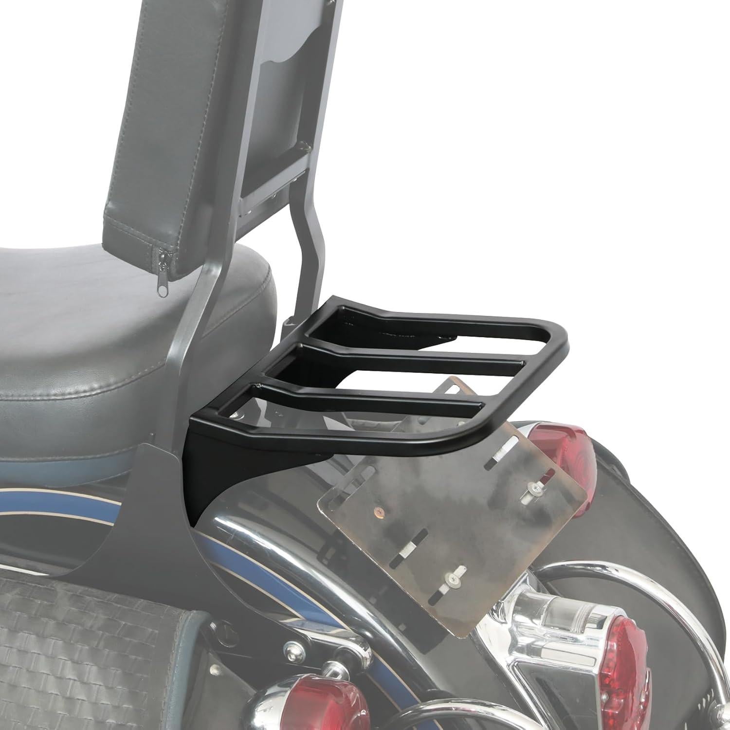 Sissy Bar Desmontable TCT-MOTORPARTS para Harley 2006+ Negro