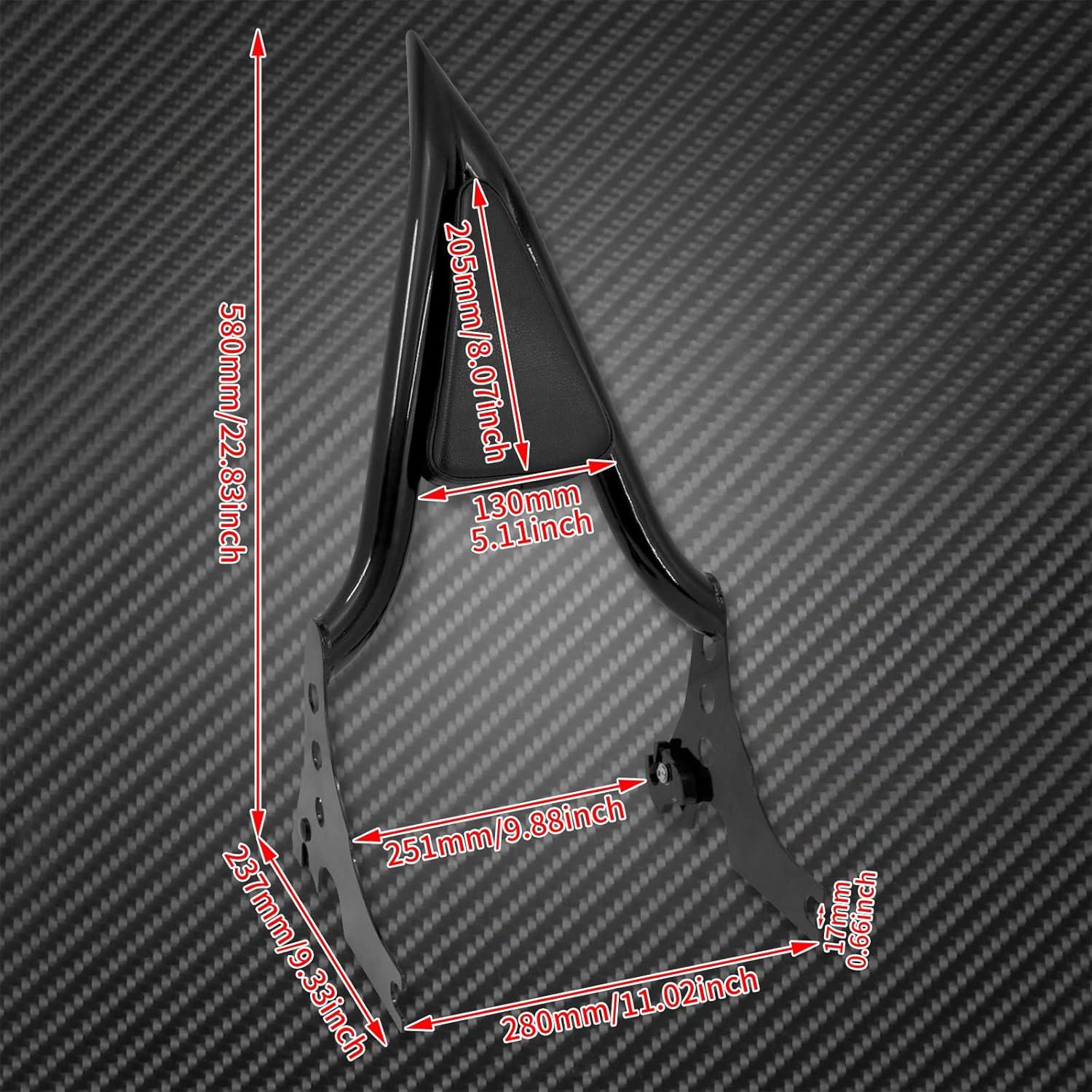 Barra Sissy Desmontable HDBUBALUS para Harley Sportster XL883 2004-2024