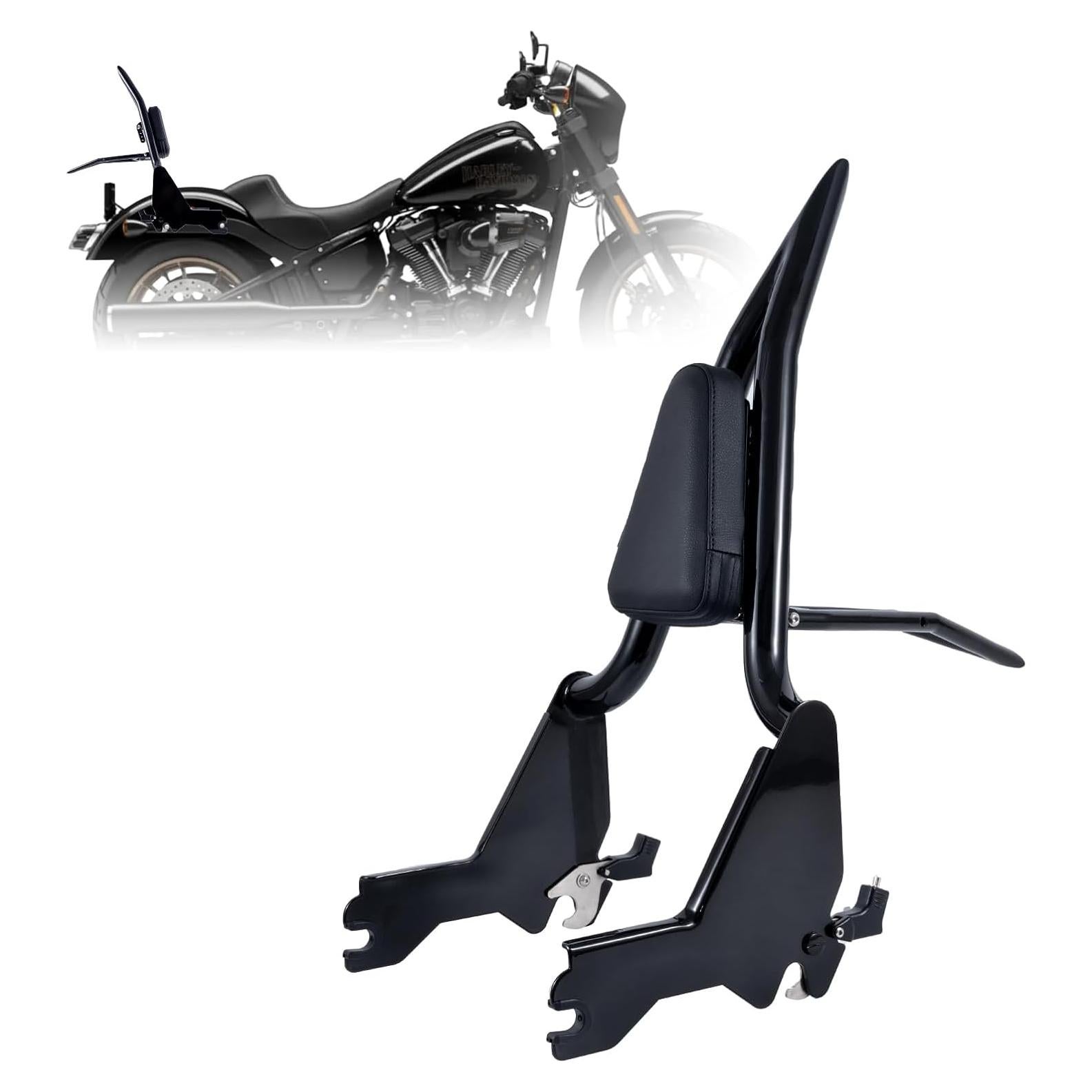 Soporte de Equipaje Sissy Bar Ajustable Kinglemc para Harley 2018-2025