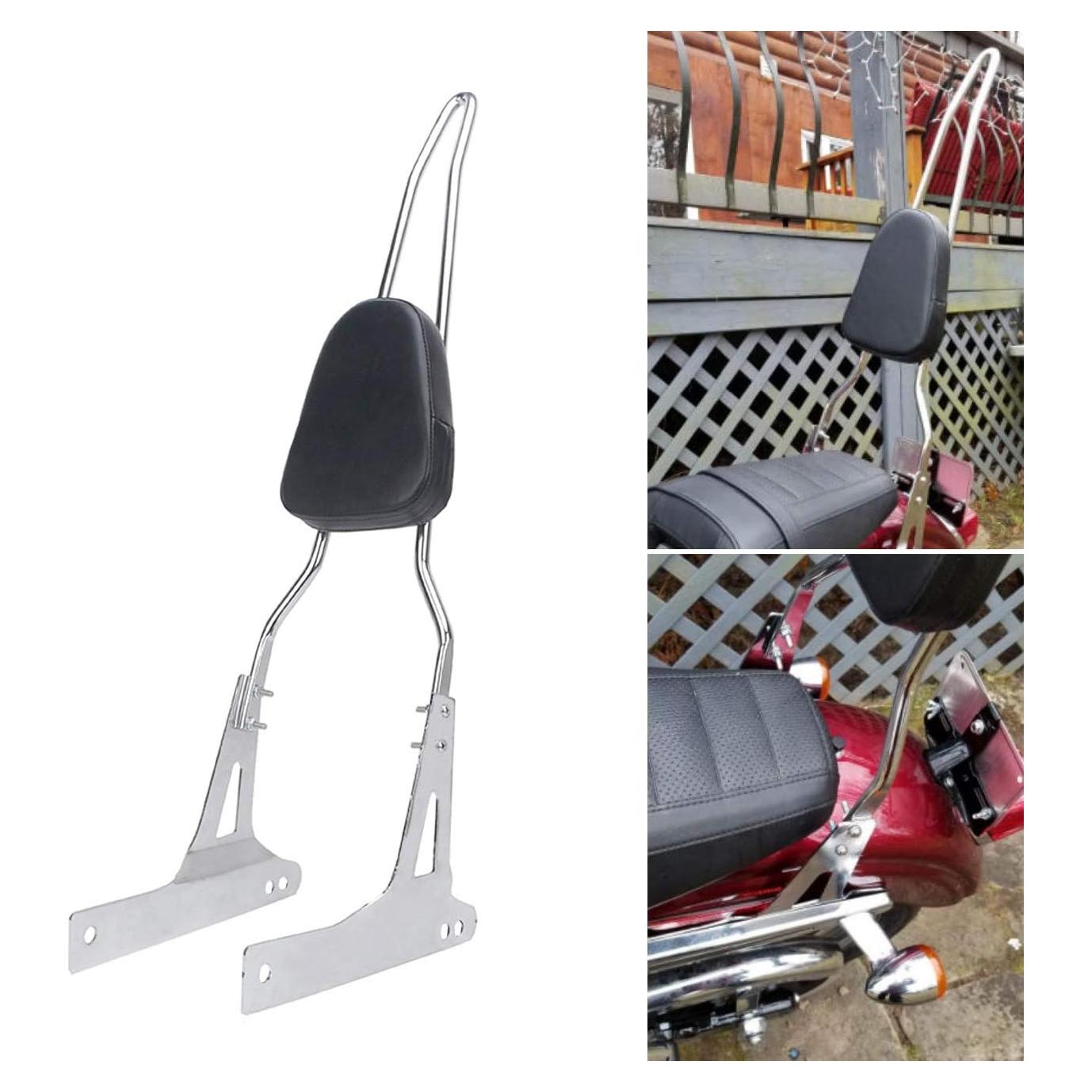 AUFER Barra Sissy de Respaldo Cromo para Dyna 2006-ARRIBA