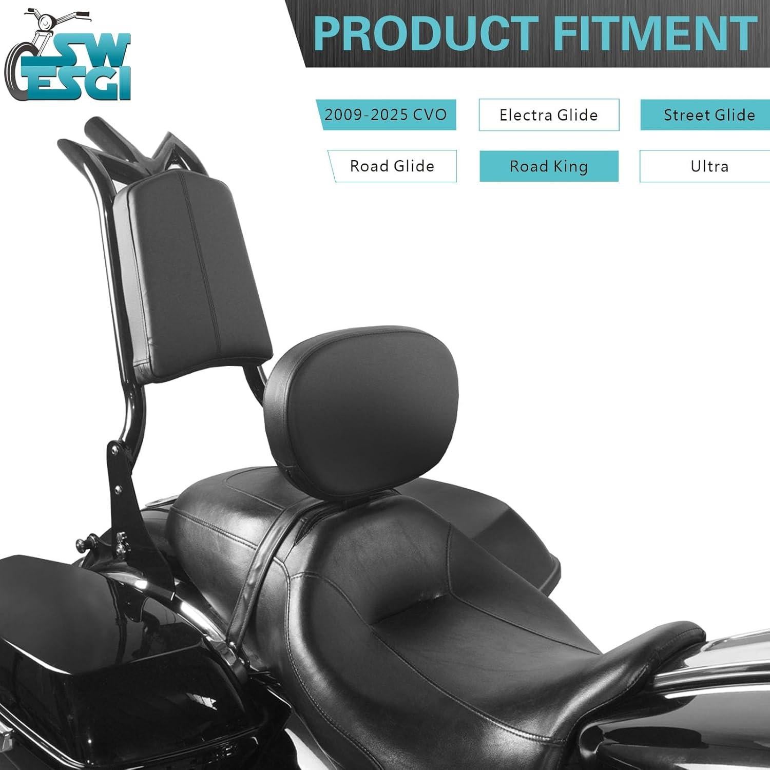 Respaldo Sissy Touring SWESGI Ajustable 24" Negro 2009-2025