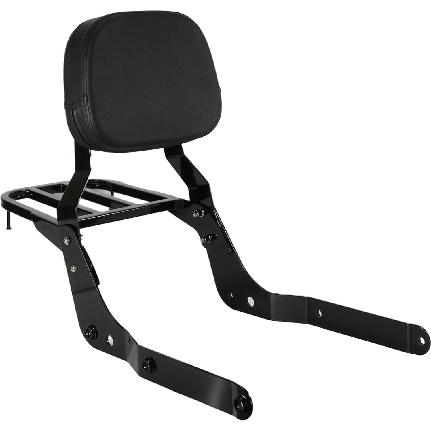 Respaldo Sissybar y Soporte de Equipaje Harvards Chrome para Honda Shadow Aero VT750C 2004-2025