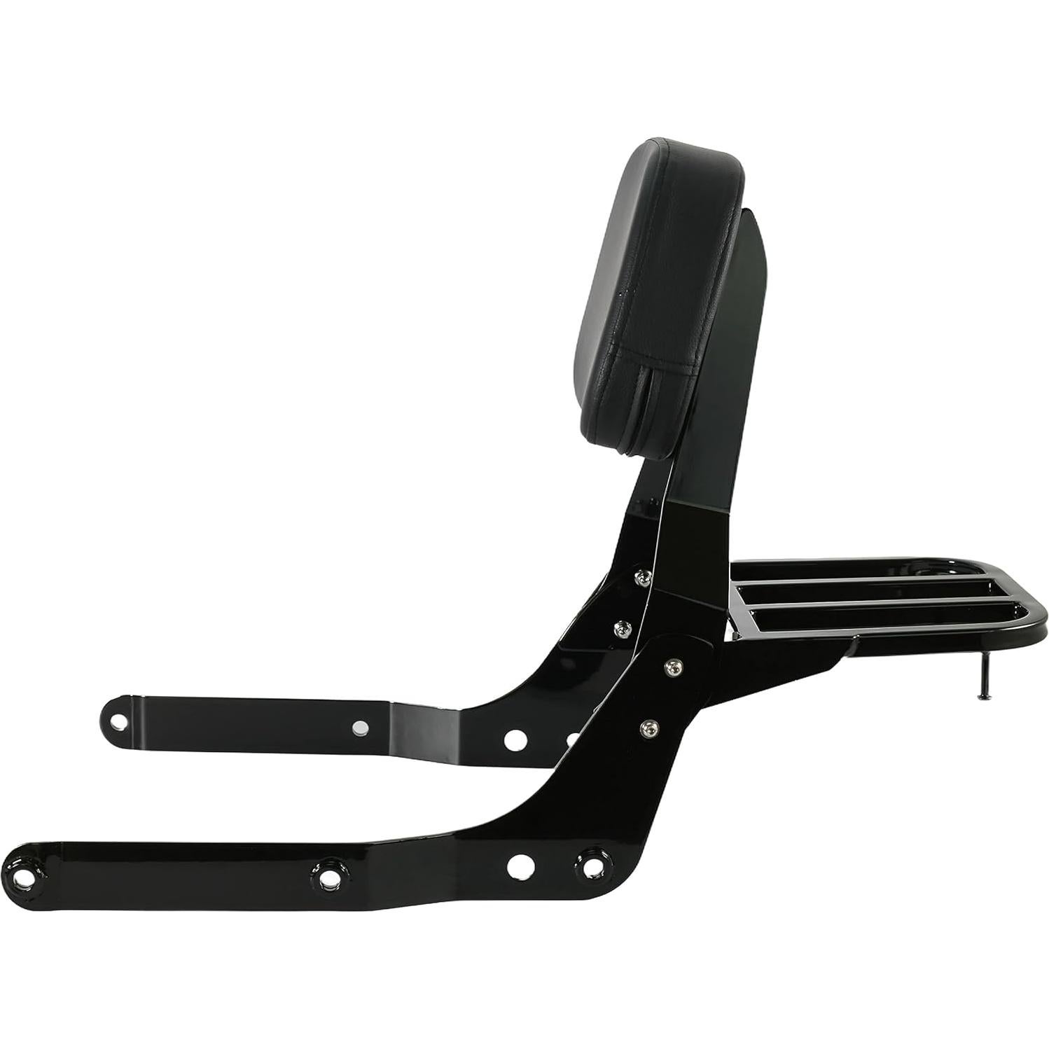 Respaldo Sissybar y Soporte de Equipaje Harvards Chrome para Honda Shadow Aero VT750C 2004-2025