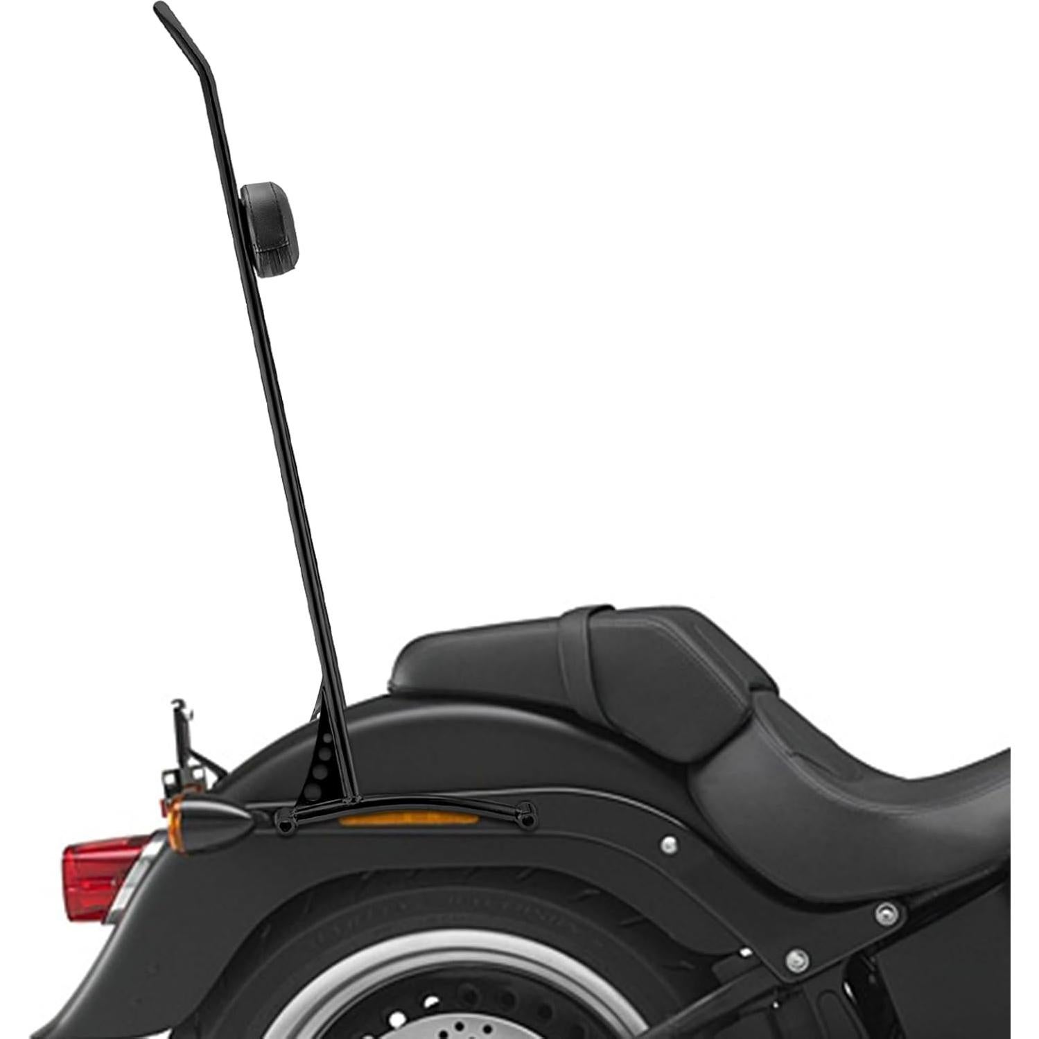 Wsays Respaldo Sissy Bar Pasajeros 31" Negro Brillante