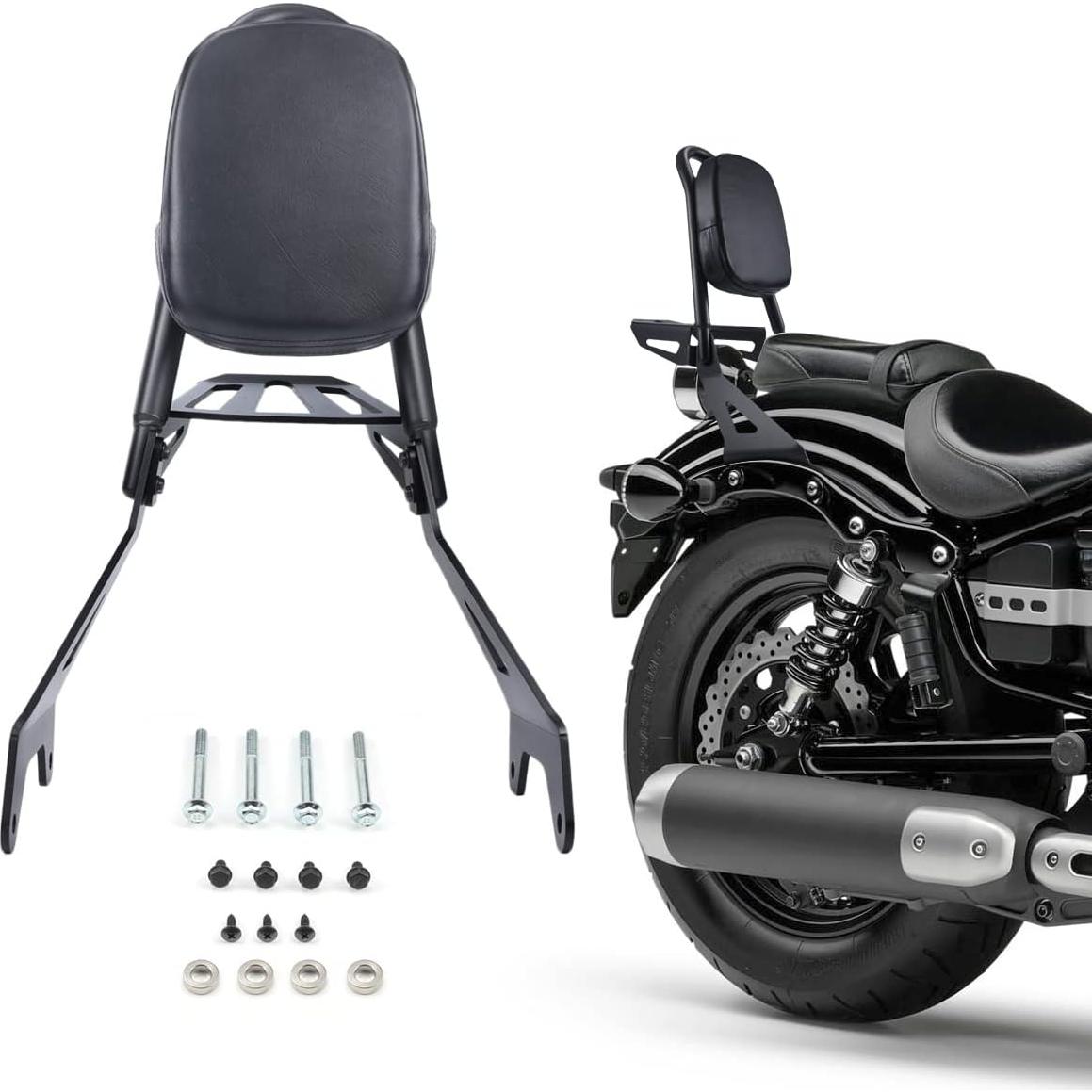 Respaldo Sissy Bar desmontable BRZOXIN para Yamaha Star Bolt 2014-2022