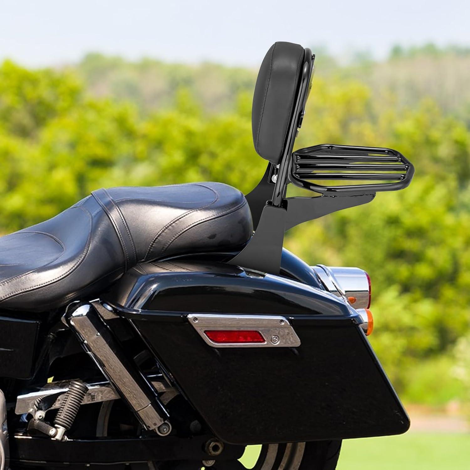 Respaldo Sissy Bar Wsays para Pasajero Harley Dyna FLD 2012-2016