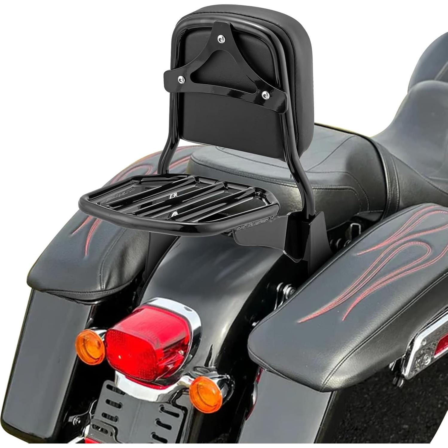 Respaldo Sissy Bar Wsays para Pasajero Harley Dyna FLD 2012-2016