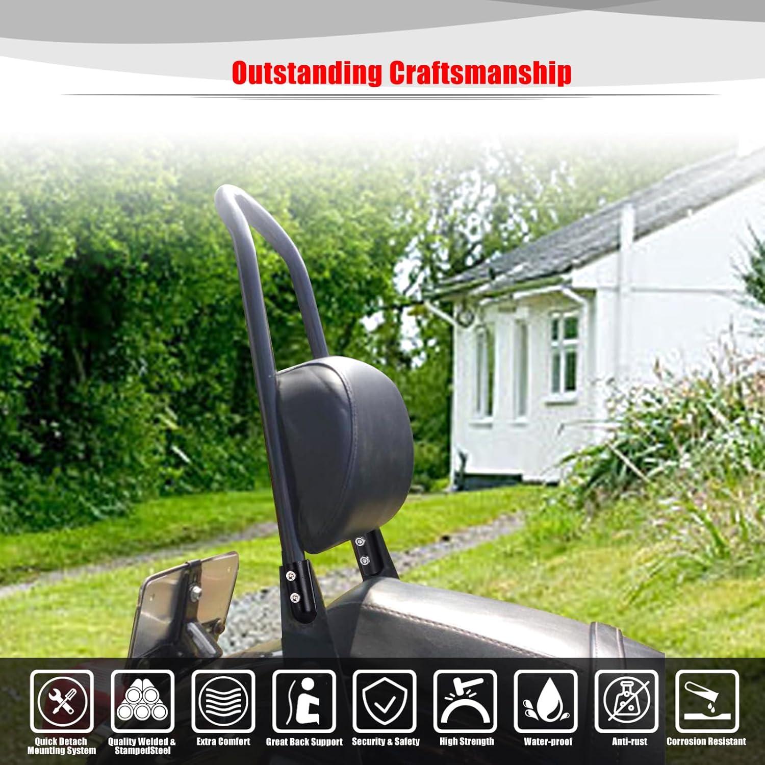 Respaldo Desmontable Goldfire para Pasajero Harley Sportster XL883/XL1200