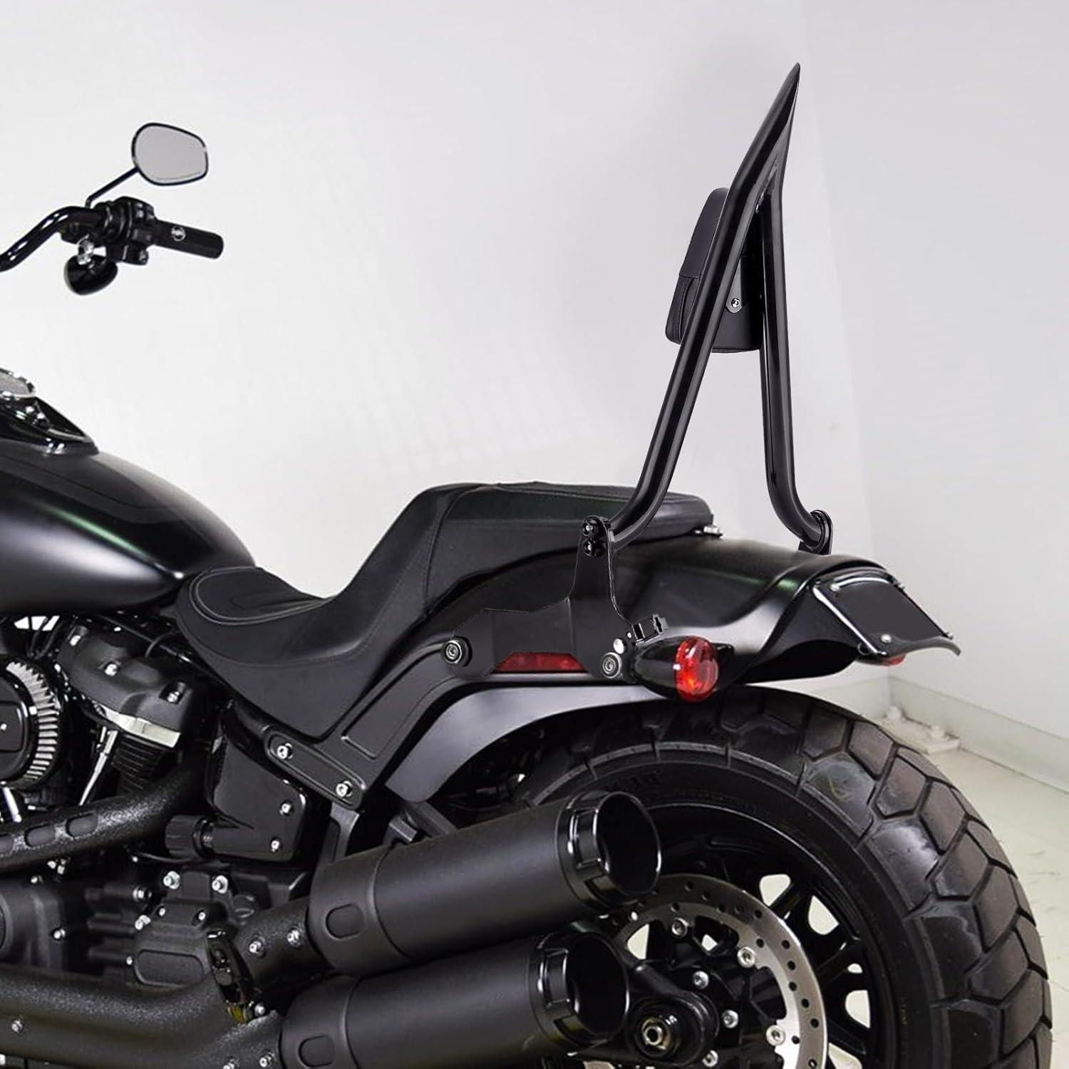 Respaldo Sissy Wsays para Pasajero 61 cm Negro Brillante