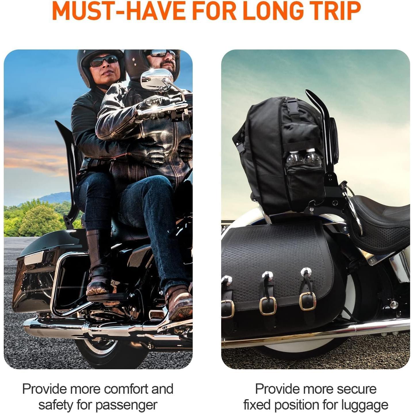 Sissy Bar Desmontable Sresk para Harley Fat Boy y Breakout 2013-2022