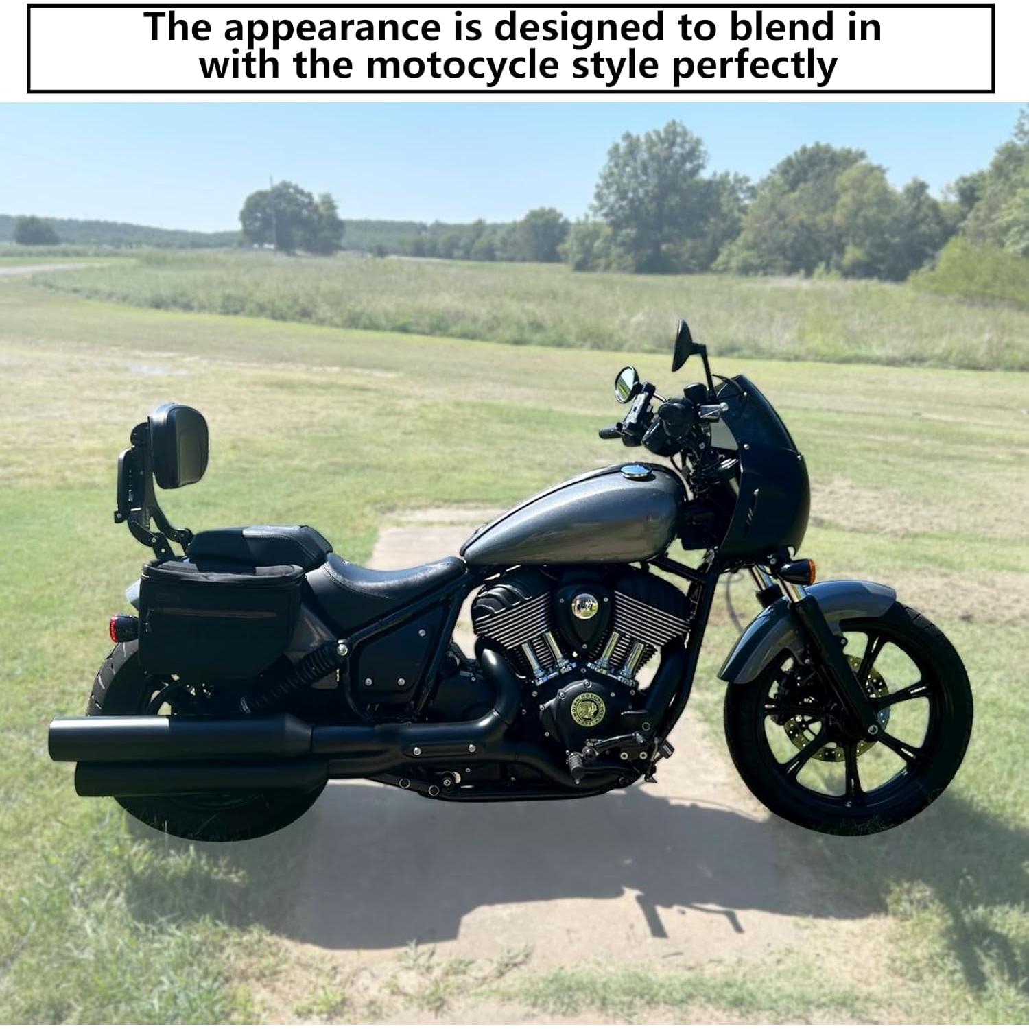 Respaldo Ajustable para Barra Sissy DreDoggMoto Negro