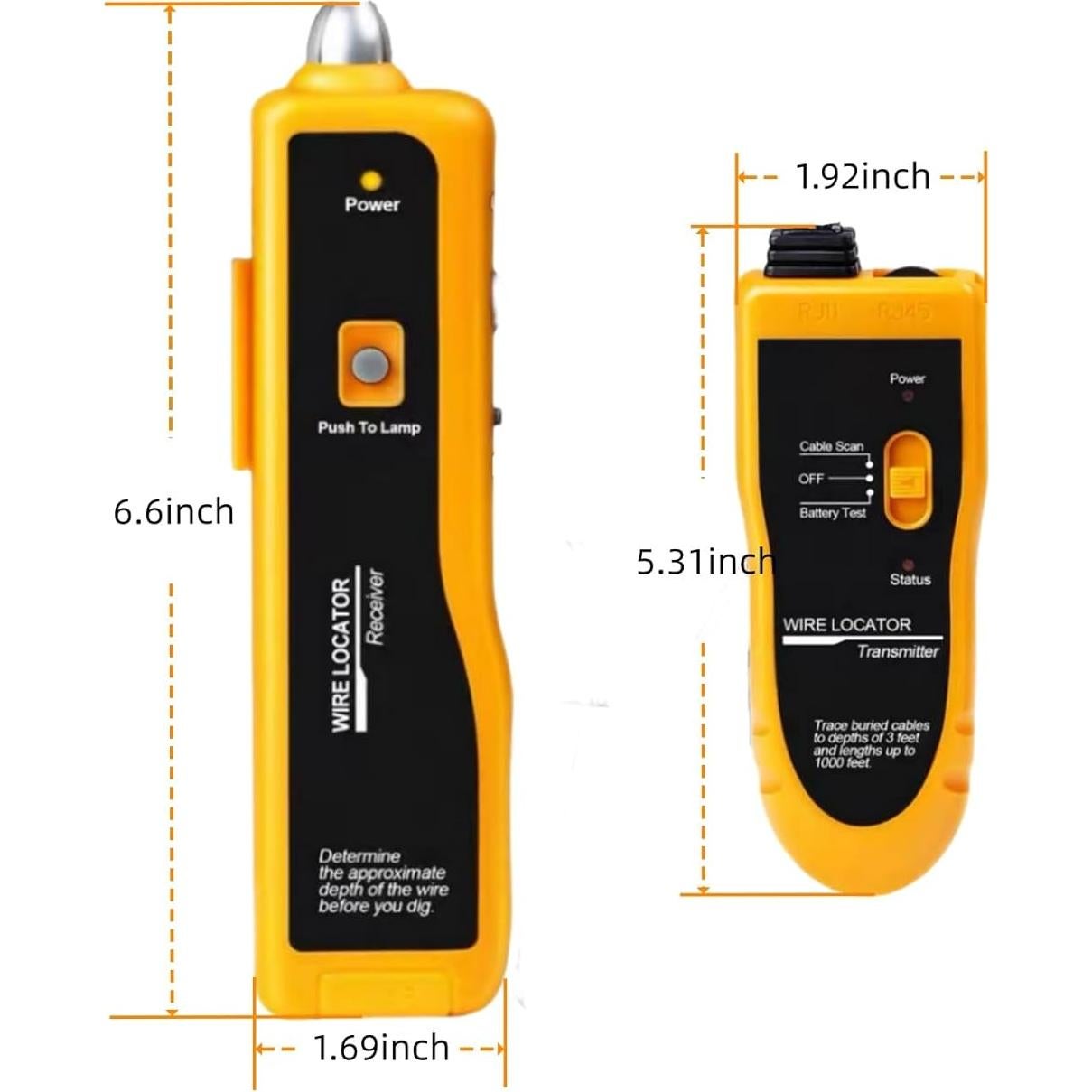 Localizador de Cables Subterráneos Ritammi R02 hasta 0.91m