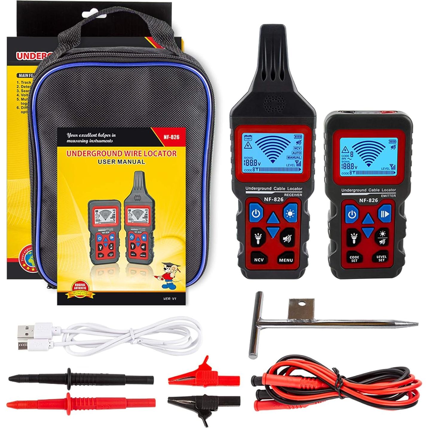 Localizador de Cables Noyafa NF-826 con Sensibilidad Ajustable