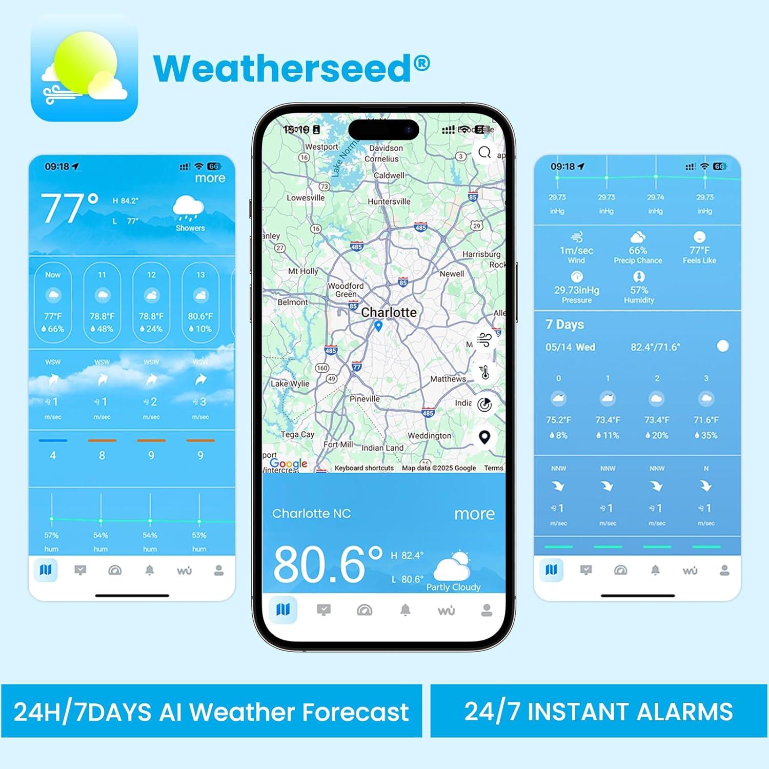 Estación Meteorológica Inteligente Sainlogic SA6 Plus WiFi