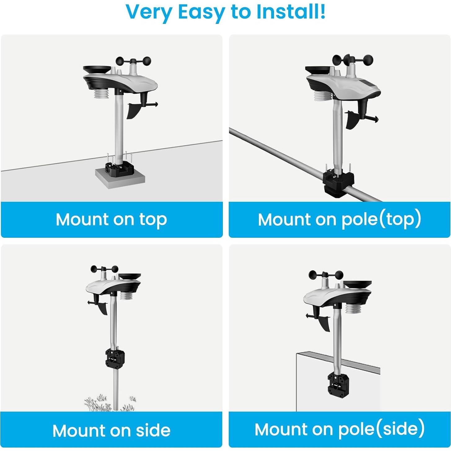 Estación Meteorológica Inteligente Sainlogic SA6 Plus WiFi