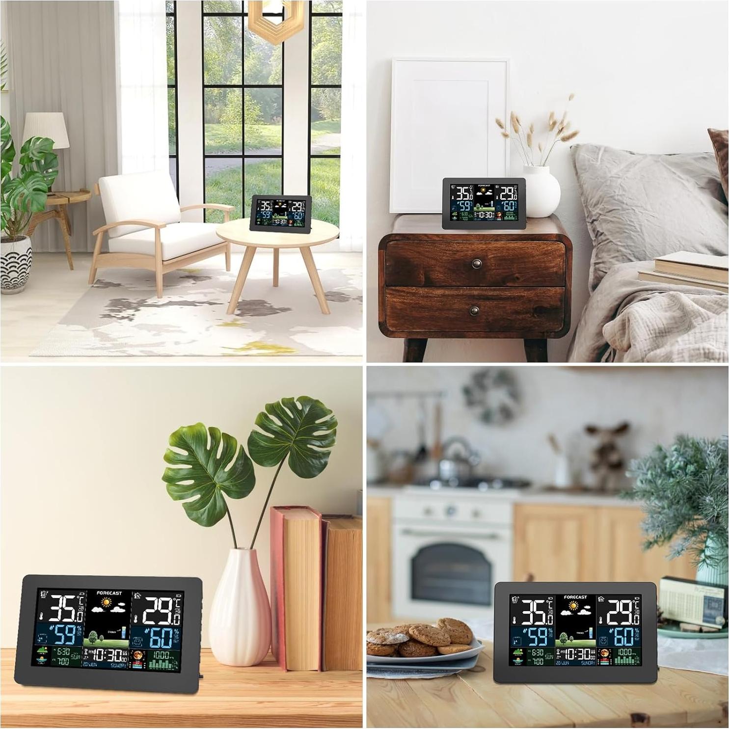 Estación Meteorológica Inalámbrica Brataste 7.5" LCD Color