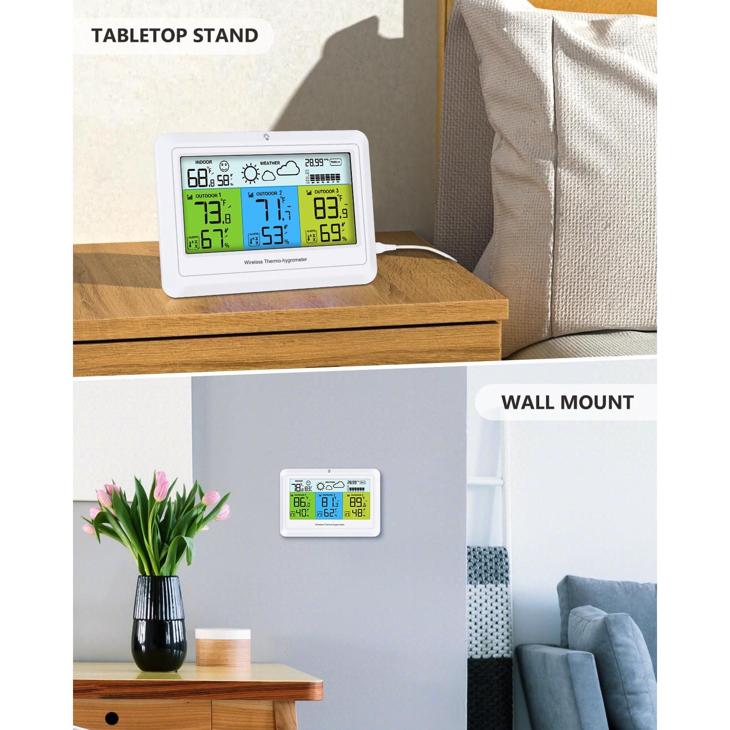 Estación Meteorológica Inalámbrica PENTASPI con 3 Sensores