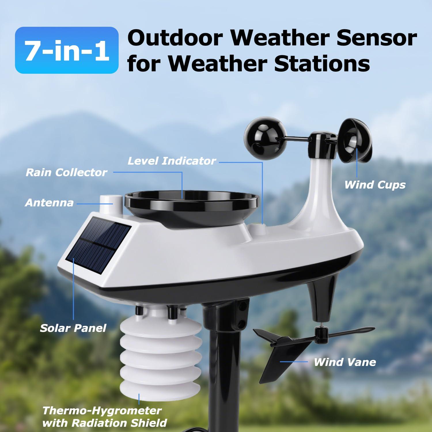 Estación Meteorológica Inalámbrica Maxcio FJ3395TY 10 en 1