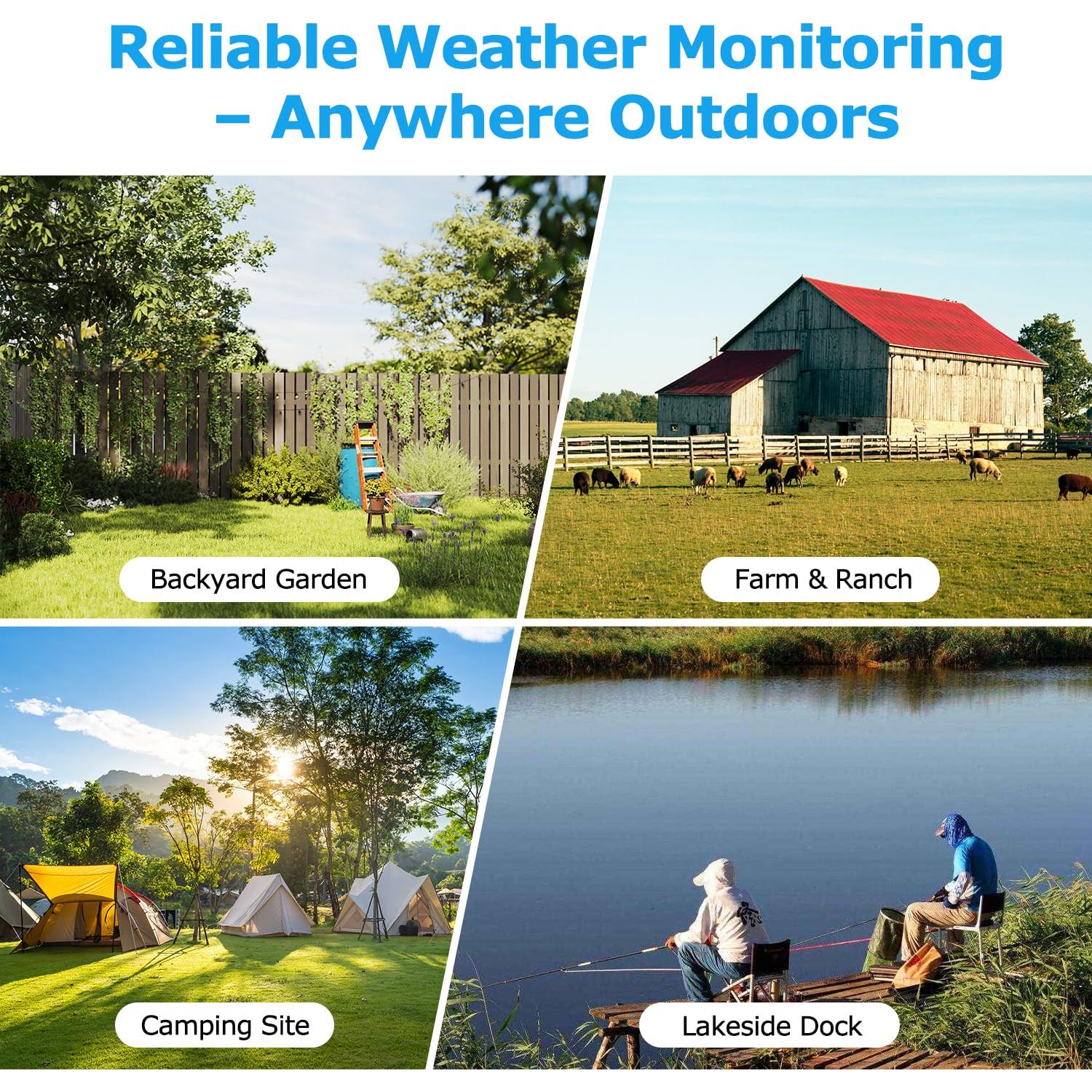 Estación Meteorológica Inalámbrica Maxcio FJ3395TY 10 en 1
