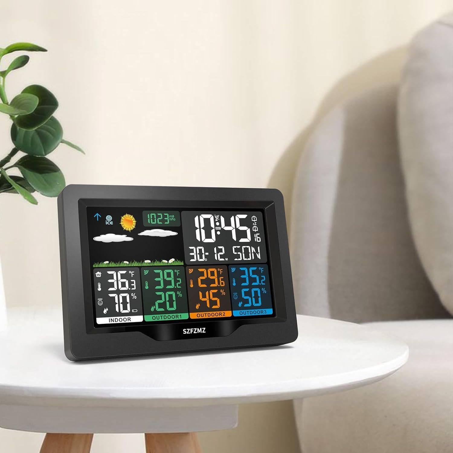 Estación Meteorológica Inalámbrica FORAY con 3 Sensores 19.05 cm