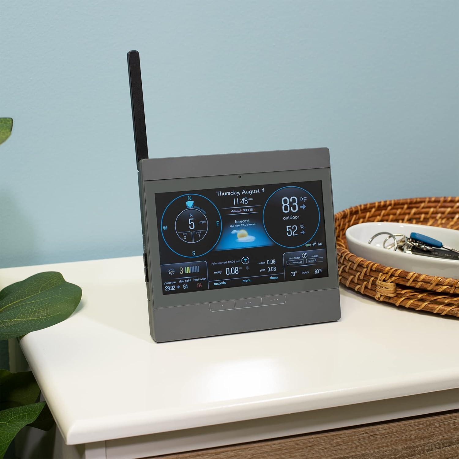 Estación Meteorológica AcuRite Atlas HD con Barómetro - Gris