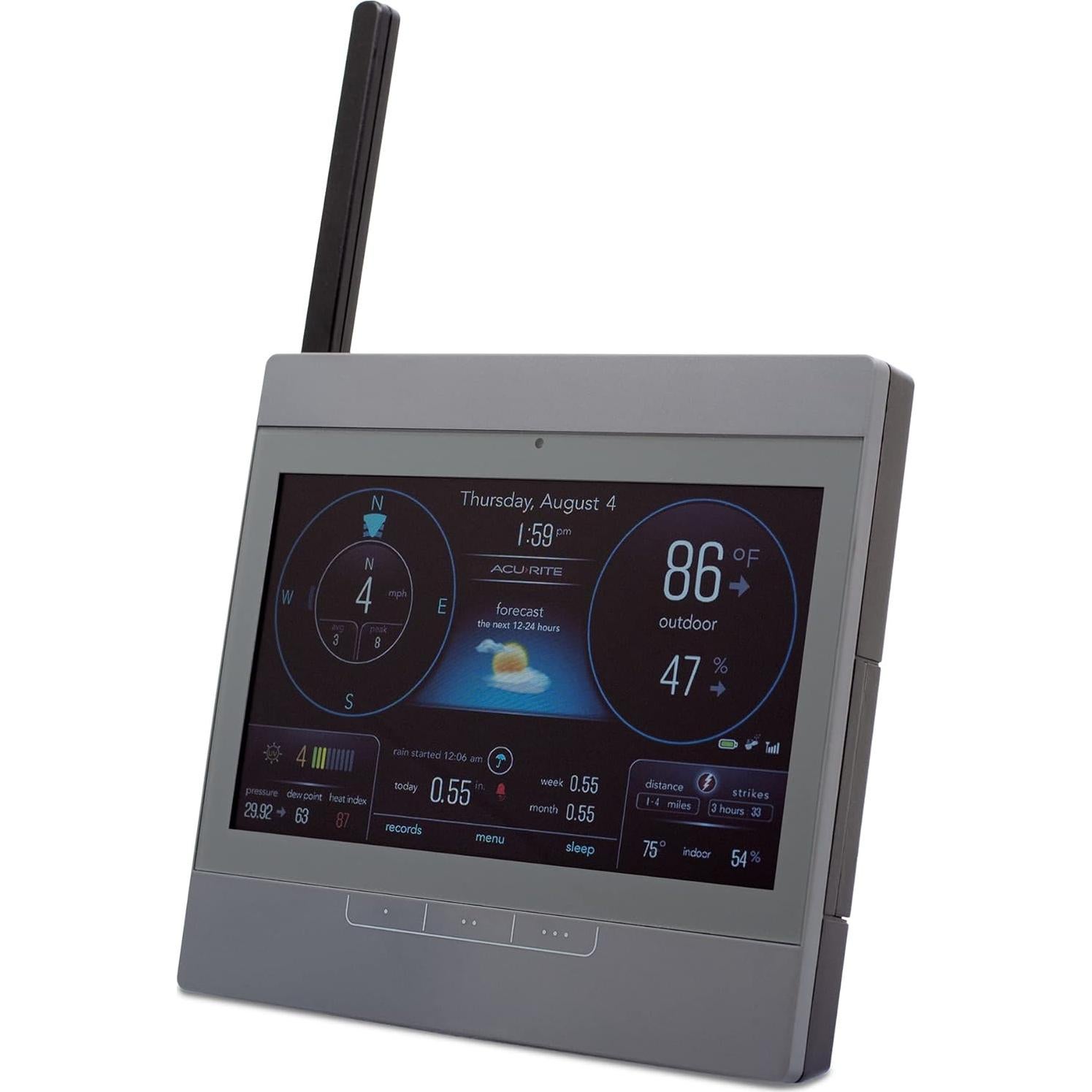 Estación Meteorológica AcuRite Atlas HD con Barómetro - Gris