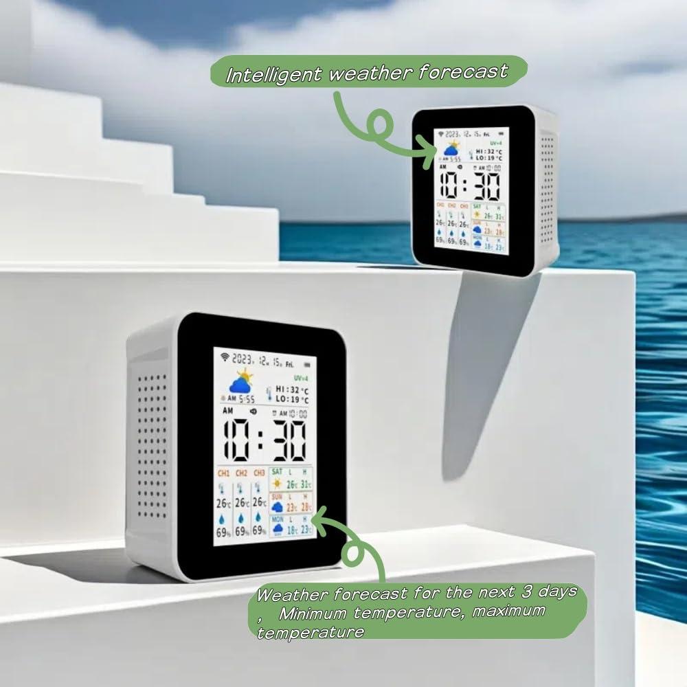 Estación Meteorológica Inalámbrica Nobito 2CO17 con 3 Sensores