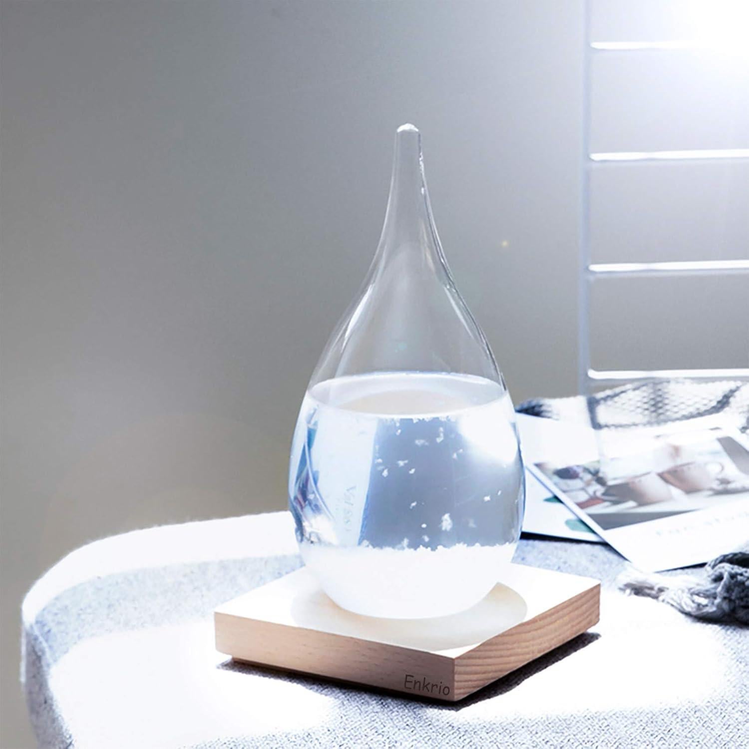 Cristal de Tormenta Enkrio Mediano - Estación Meteorológica Decorativa