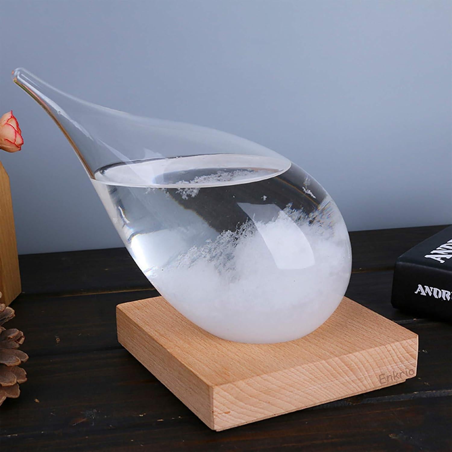 Cristal de Tormenta Enkrio Mediano - Estación Meteorológica Decorativa