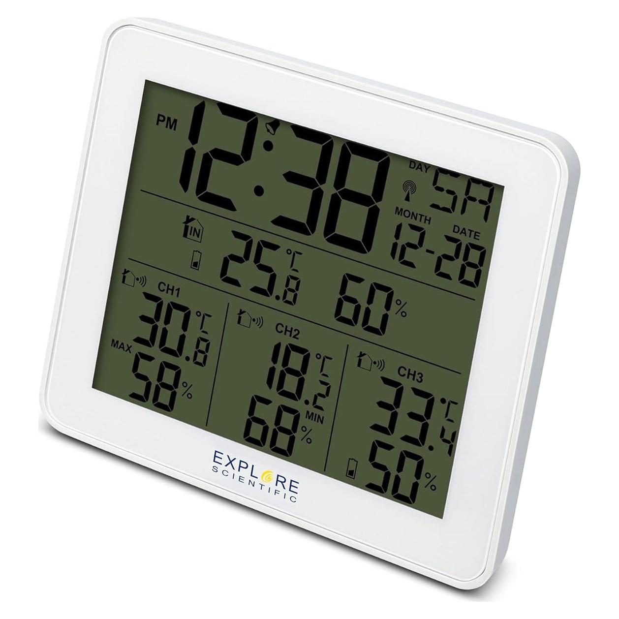 Estación Meteorológica Explore Scientific con 3 Sensores