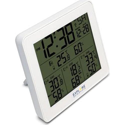 Estación Meteorológica Explore Scientific con 3 Sensores