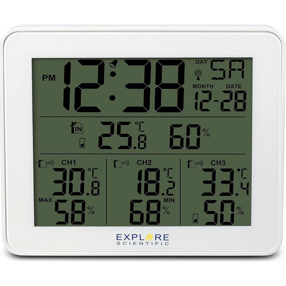 Estación Meteorológica Explore Scientific con 3 Sensores