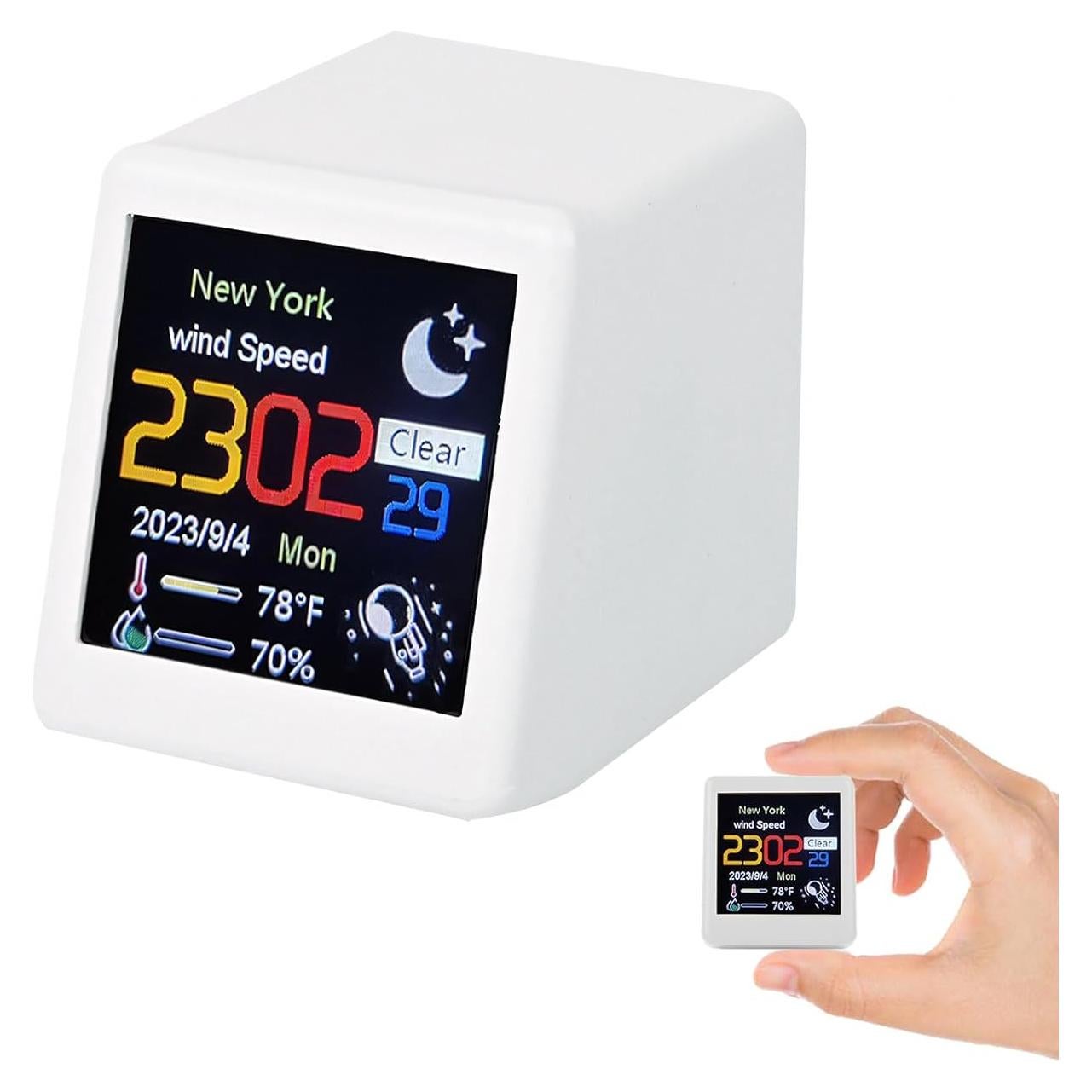 Estación Meteorológica Inteligente WiFi Chatthen CSAG646 - Termómetro y Humedad