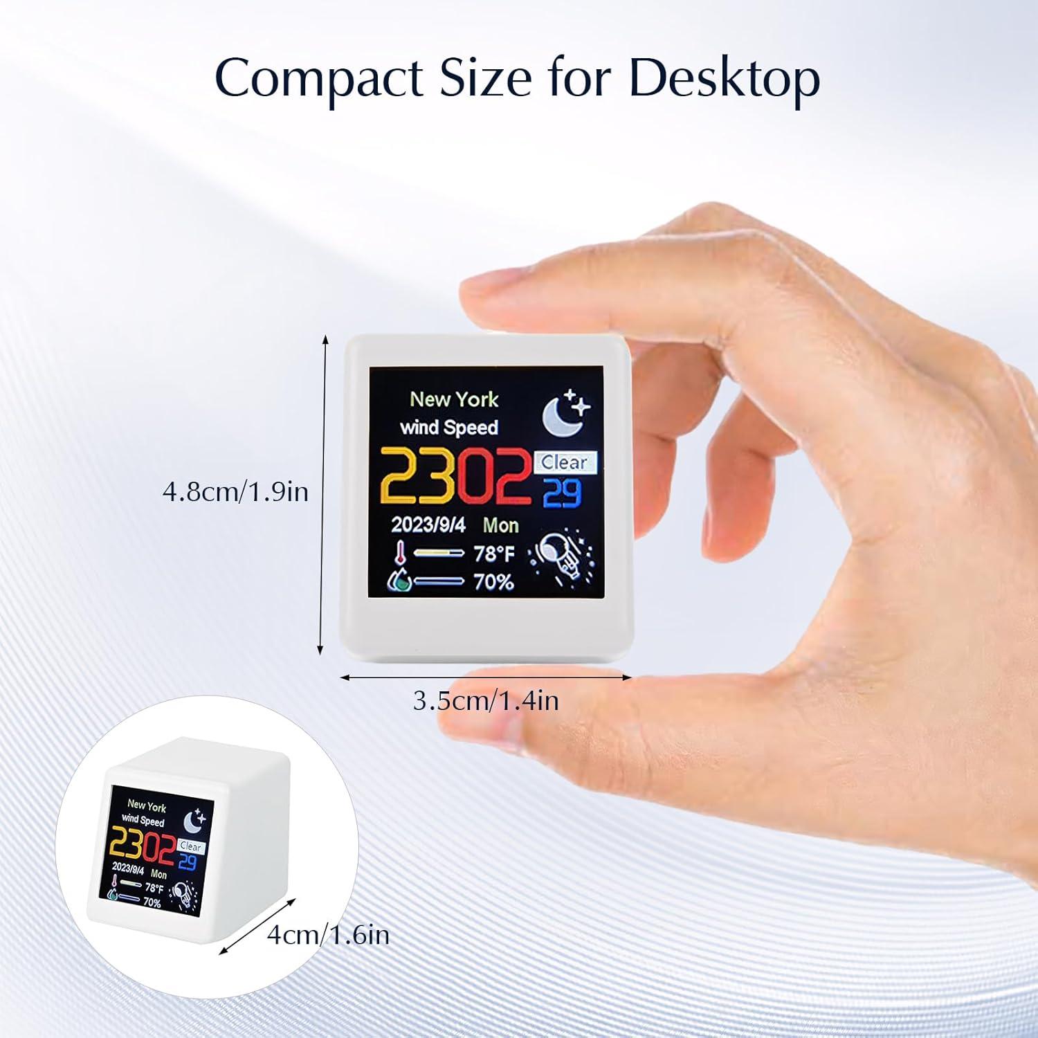 Estación Meteorológica Inteligente WiFi Chatthen CSAG646 - Termómetro y Humedad