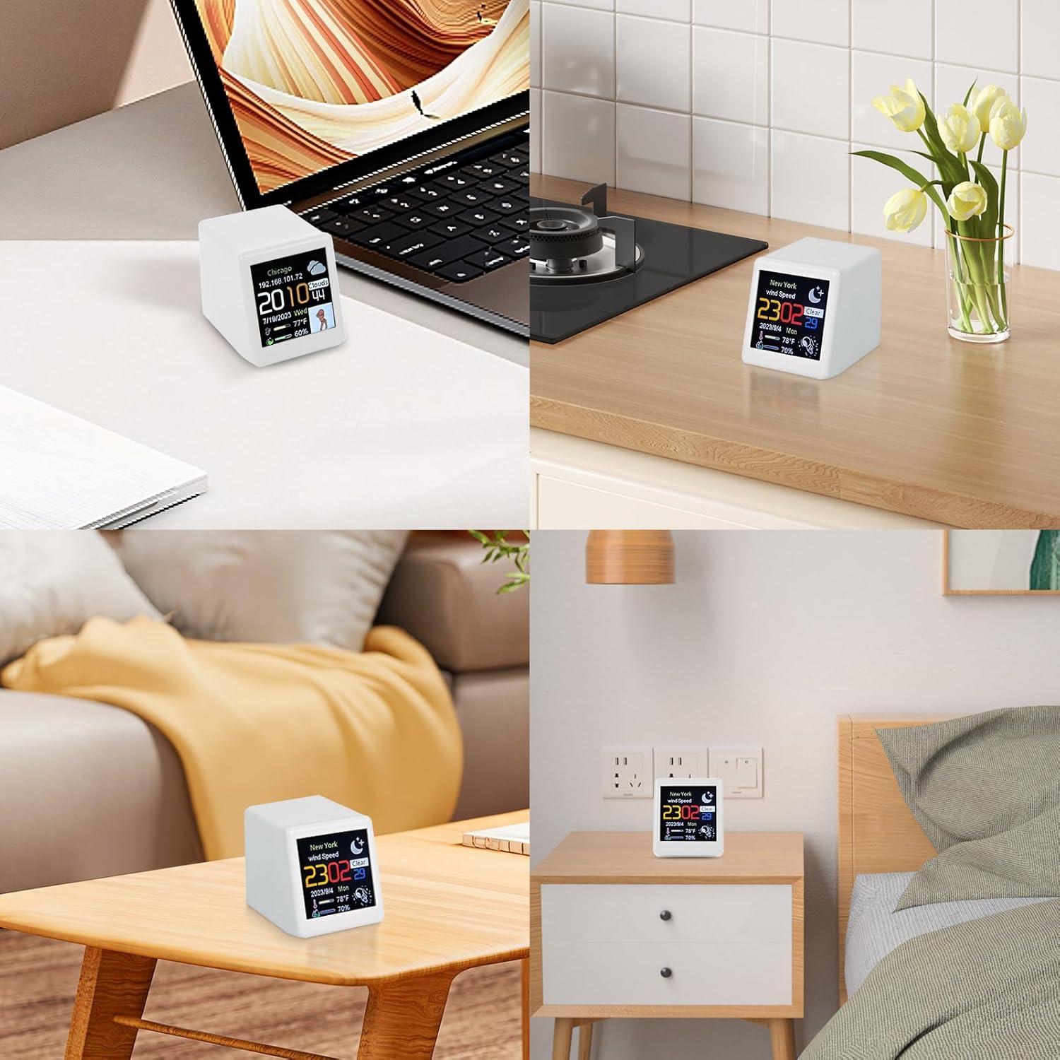 Estación Meteorológica Inteligente WiFi Chatthen CSAG646 - Termómetro y Humedad