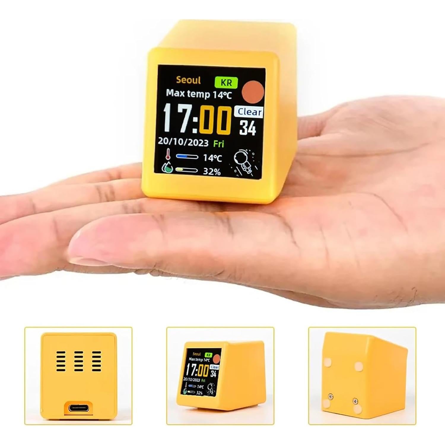 Estación Meteorológica Inteligente WiFi EDUN con Pantalla Digital